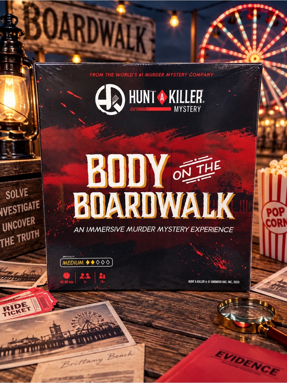 Hunt A Killer Body on the Boardwalk Murder Mystery Game NEW Sealed
